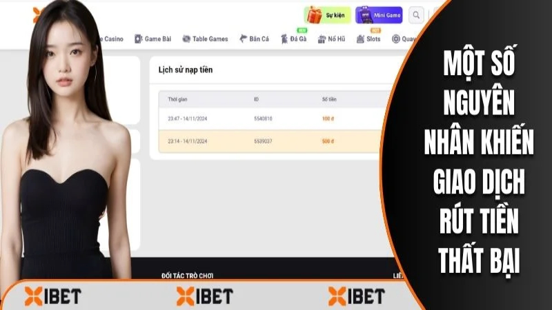 Nạp tiền rút tiền XIBET